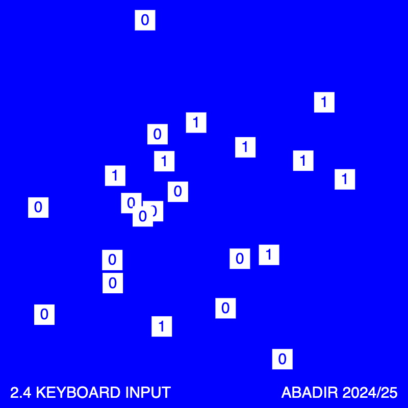 Keyboard input